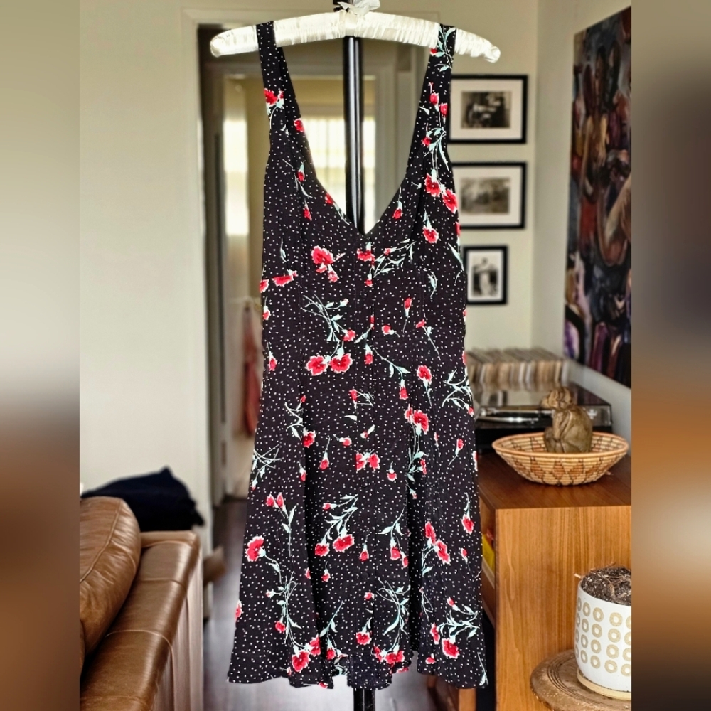 Free People Cross Back Slip Dress